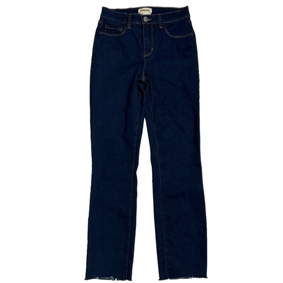 L’AGENCE High Rise Dark Wash Skinny Wash Denim Jeans